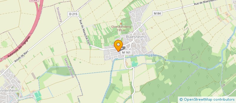 localisation de l'entreprise SCI DU 223 ROUTE DE COLMAR  BLAESHEIM