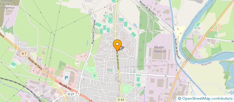 localisation de l'entreprise SCI DU 227 RTE DE BRIENNON  MABLY