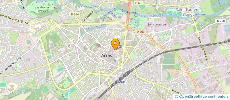 localisation de l'entreprise SCI DU 23 à ARRAS