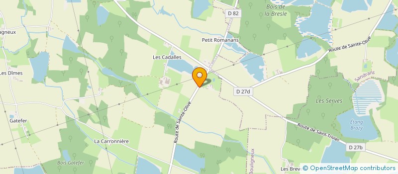 localisation de l'entreprise SCI DU 23  SAINT-TRIVIER-SUR-MOIGNANS