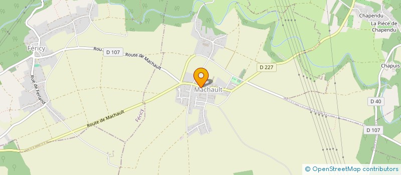 localisation de l'entreprise SCI DU 23 AVENUE DES CARROSSES  MACHAULT