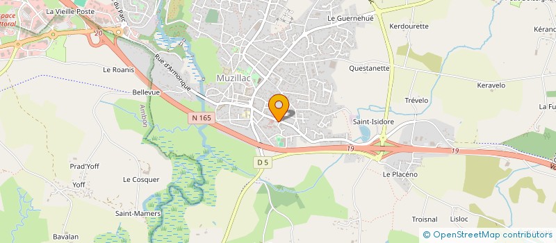 localisation de l'entreprise SCI DU 23 BIS RUE DU GENERAL DE GAULLE  MUZILLAC