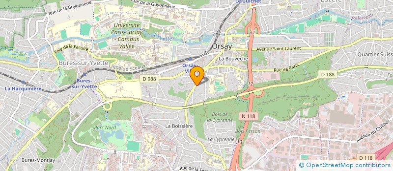 localisation de l'entreprise SCI DU 23 BIS RUE LOUIS SCOCARD à ORSAY