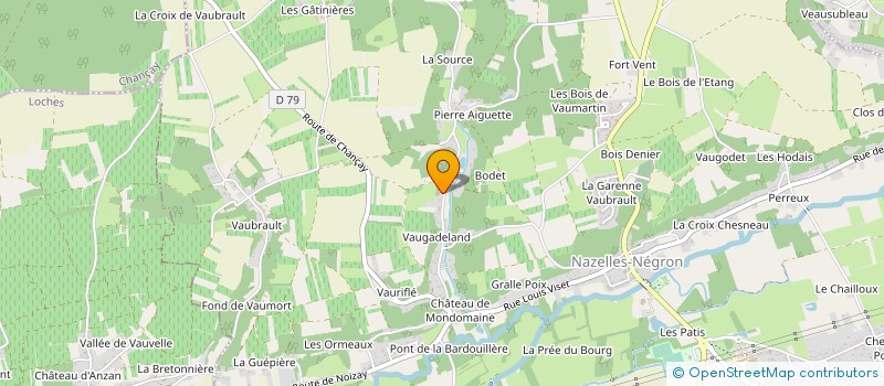 localisation de l'entreprise SCI DU 23 BOULEVARD DE DIJON  NAZELLES-NEGRON