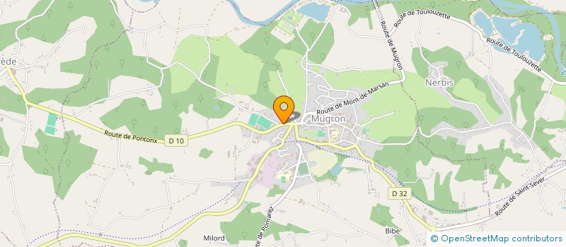 localisation de l'entreprise SCI DU 23 DE LA REPUBLIQUE  MUGRON