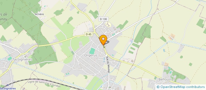 localisation de l'entreprise SCI DU 23 GRANDE RUE  ORGERUS