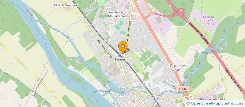 localisation de l'entreprise SCI DU 23 MAI à BRIARE