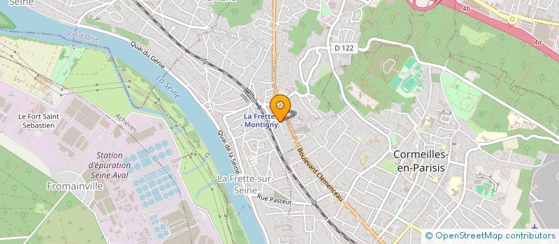 localisation de l'entreprise SCI DU 23 RUE ADOLPHE GUYOT  LA FRETTE-SUR-SEINE