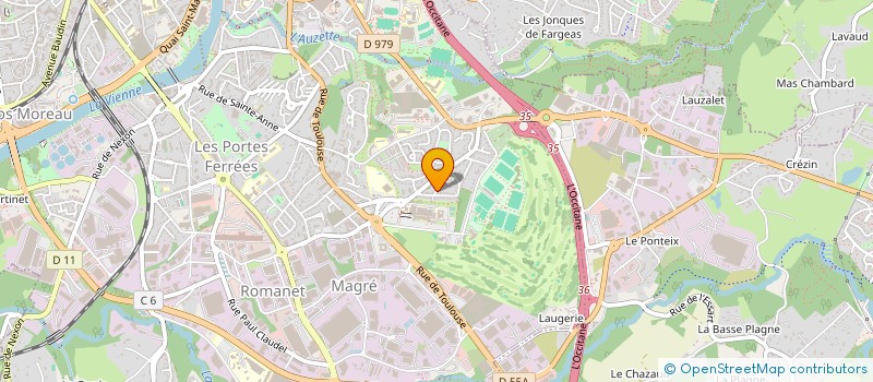 localisation de l'entreprise SCI DU 23 RUE ANDRE MALRAUX à LIMOGES