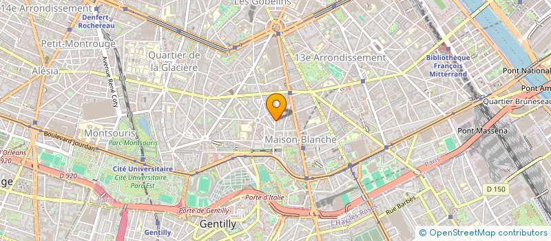 localisation de l'entreprise SCI DU 23 RUE DAMESNE à PARIS