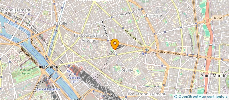 localisation de l'entreprise SCI DU 23 RUE DE LA GAITE  PARIS