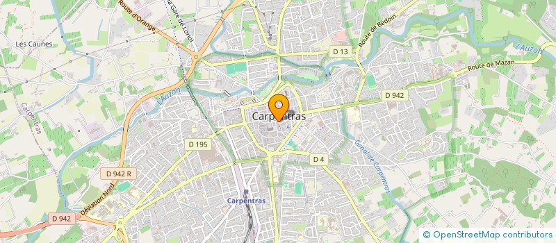 localisation de l'entreprise SCI DU 23 RUE DE LA SOUS PREFECTURE  CARPENTRAS