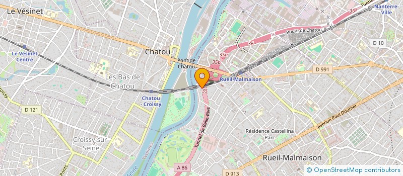 localisation de l'entreprise SCI  DU 23 RUE DES FAUVELLES à RUEIL-MALMAISON