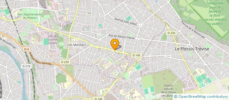 localisation de l'entreprise SCI DU 23 RUE DES FAUVETTES  CHAMPIGNY-SUR-MARNE