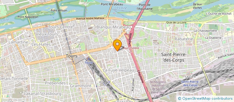 localisation de l'entreprise SCI DU 23 RUE DU CANAL  TOURS