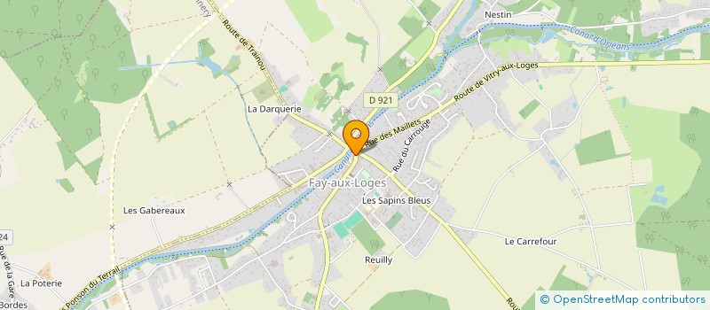localisation de l'entreprise SCI DU 23 RUE DU PORT à FAY-AUX-LOGES