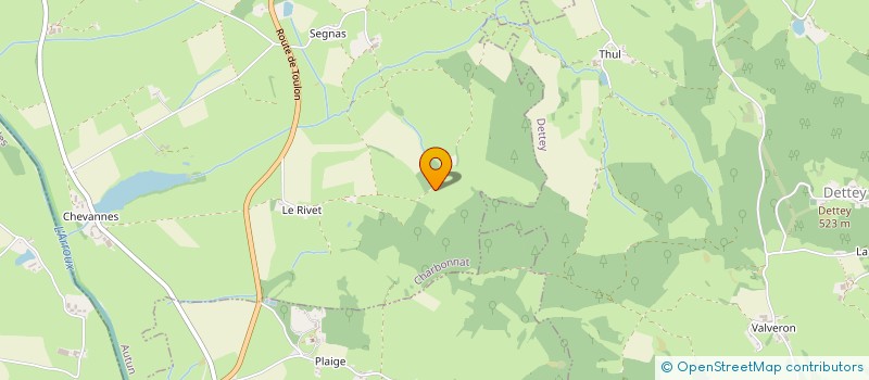 localisation de l'entreprise SCI DU 23 RUE GUTENBERG  CHARBONNAT