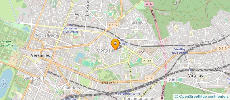 localisation de l'entreprise SCI DU 23 RUE MARECHAL FOCH à VERSAILLES