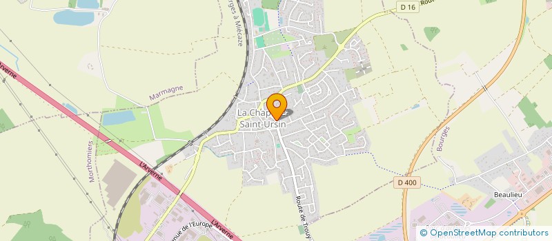 localisation de l'entreprise SCI DU 23 RUE PARMENTIER  LA CHAPELLE-SAINT-URSIN