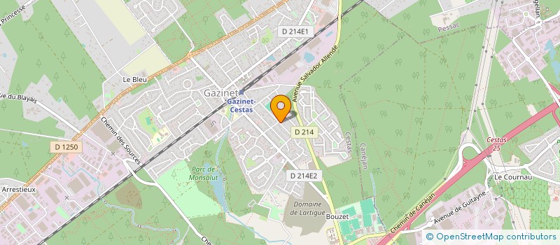 localisation de l'entreprise SCI DU 233 AVENUE DE LA MARNE  CESTAS