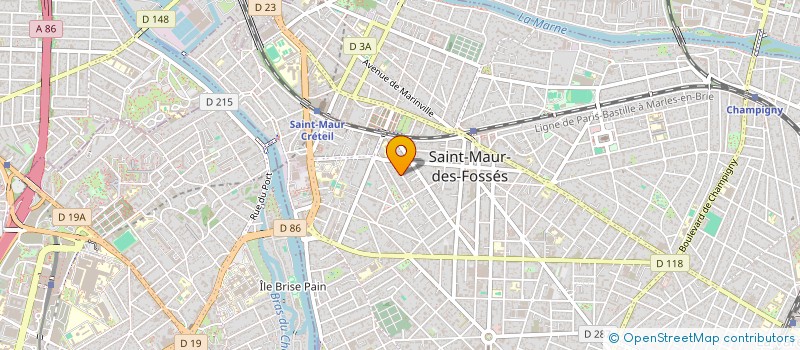 localisation de l'entreprise SCI DU 233 RUE LAFAYETTE à SAINT-MAUR-DES-FOSSES