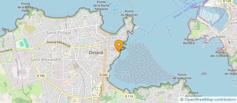 localisation de l'entreprise SCI DU 24 - 26 RUE DUROC  DINARD