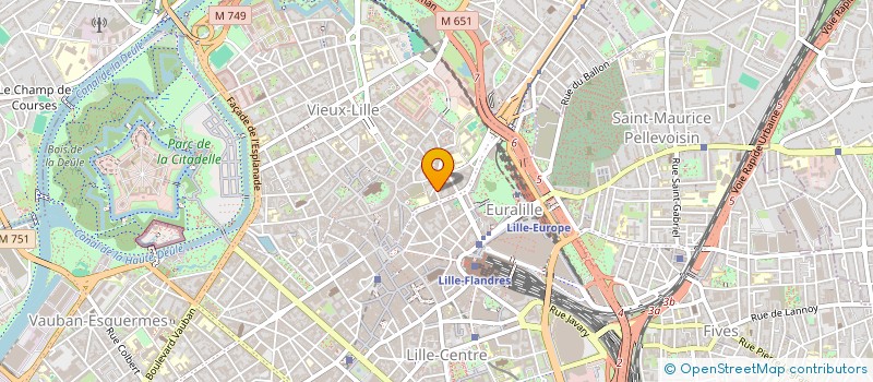 localisation de l'entreprise SCI DU 24  LILLE