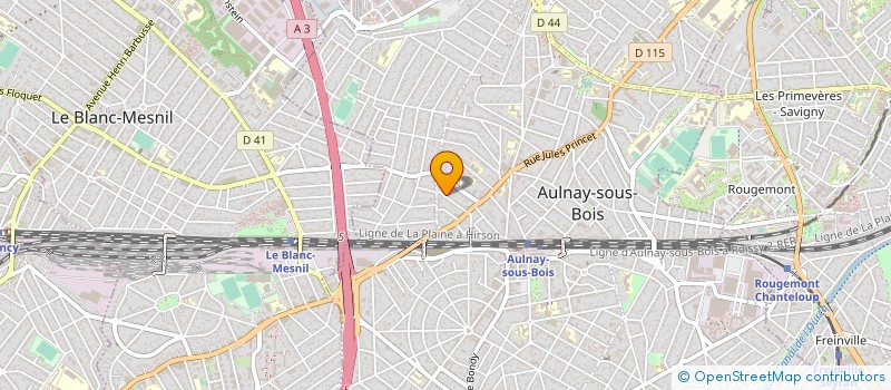 localisation de l'entreprise SCI DU 24 AVENUE BOILEAU à AULNAY-SOUS-BOIS
