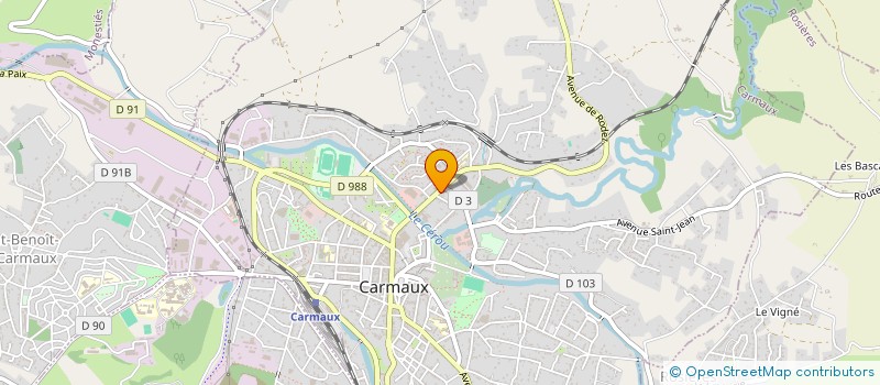 localisation de l'entreprise SCI DU 24 AVENUE DE RODEZ à CARMAUX