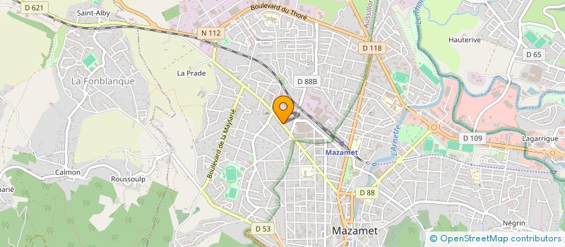 localisation de l'entreprise SCI DU 24 AVENUE DE TOULOUSE  AUSSILLON