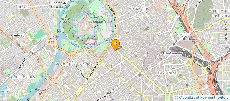 localisation de l'entreprise SCI DU 24 BD DE LA LIBERTE à LILLE