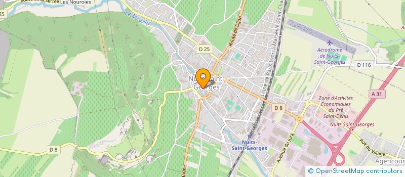 localisation de l'entreprise SCI DU 24 GRANDE RUE à NUITS-SAINT-GEORGES