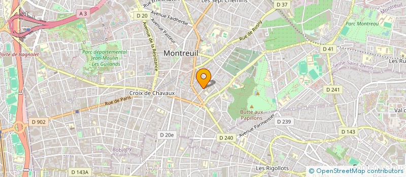localisation de l'entreprise SCI DU 24 RUE CONDORCET à MONTREUIL
