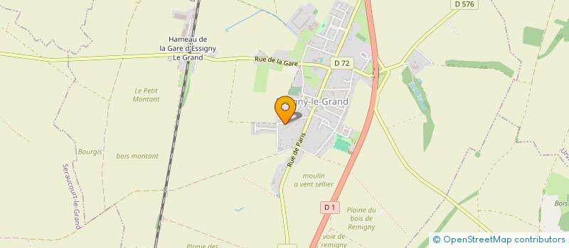 localisation de l'entreprise SCI DU 24 RUE DE BEAUVOISIS  ESSIGNY-LE-GRAND