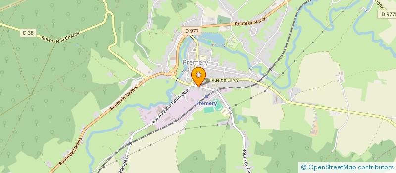 localisation de l'entreprise SCI DU 24 RUE DE LA GARE  PREMERY