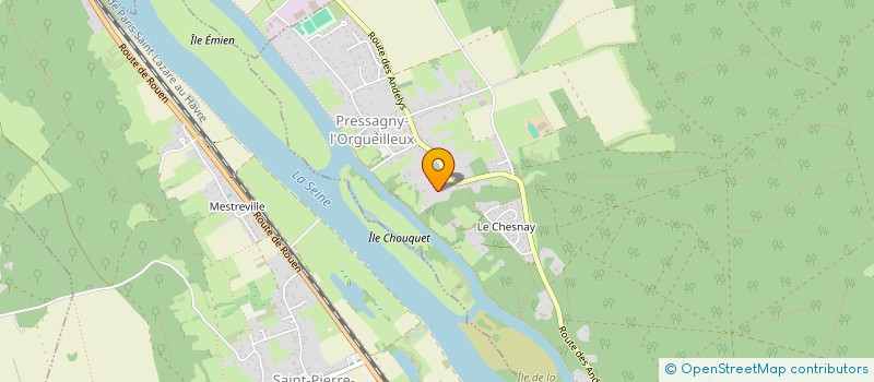 localisation de l'entreprise SCI DU 24 RUE DES CONDAMINES  PRESSAGNY-L'ORGUEILLEUX