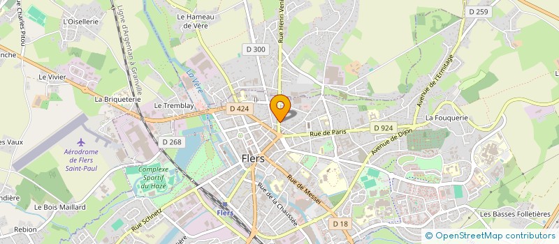 localisation de l'entreprise SCI DU 24 RUE DU CALVADOS à FLERS