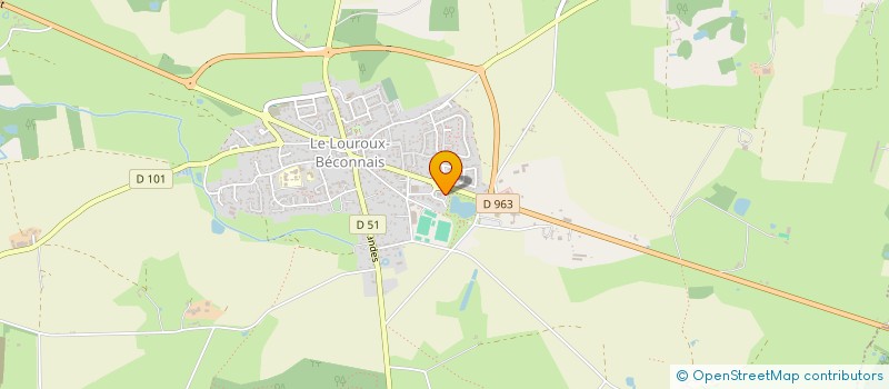 localisation de l'entreprise SCI DU 24 RUE DU PONT  VAL D'ERDRE-AUXENCE