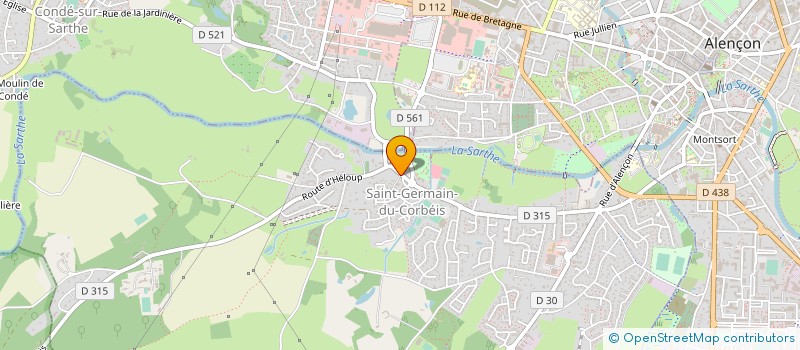 localisation de l'entreprise SCI DU 24 RUE LECLERC à SAINT-GERMAIN-DU-CORBEIS