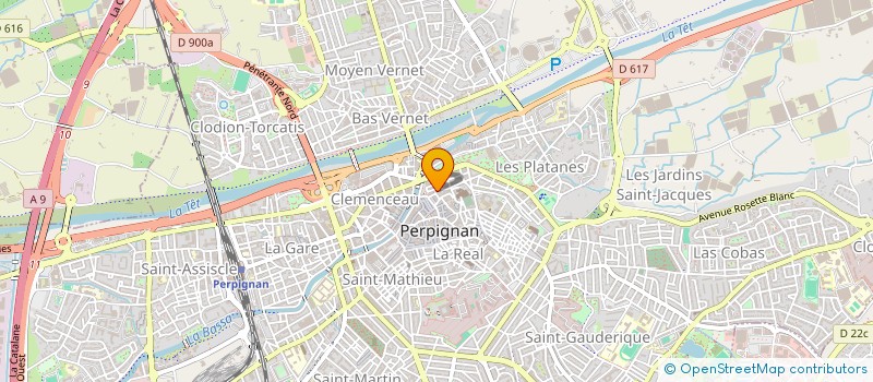 localisation de l'entreprise SCI DU 24 RUE LOUIS BLANC  PERPIGNAN