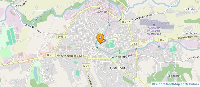 localisation de l'entreprise SCI DU 24 RUE SAINT JEAN  GRAULHET