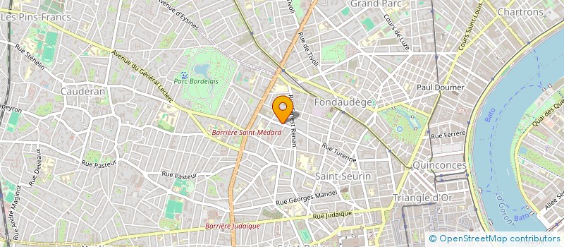 localisation de l'entreprise SCI DU 24 RUE TURENNE  BORDEAUX