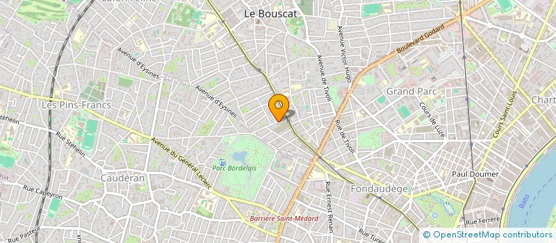 localisation de l'entreprise SCI DU 24 RUE VICTOR BILLON  LE BOUSCAT