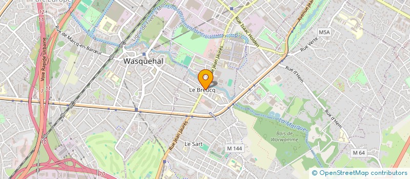 localisation de l'entreprise SCI DU 240 RUE ABELARD  VILLENEUVE-D'ASCQ