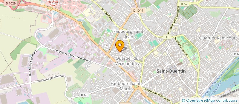 localisation de l'entreprise SCI DU 243 RUE D'EPARGNEMAILLES à SAINT-QUENTIN