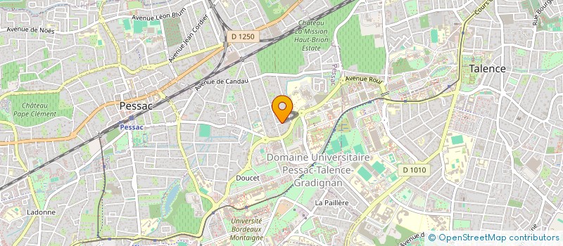localisation de l'entreprise SCI DU 245 COURS GAMBETTA à PESSAC