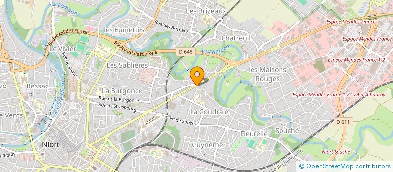 localisation de l'entreprise SCI DU 246 AVENUE DE PARIS à NIORT