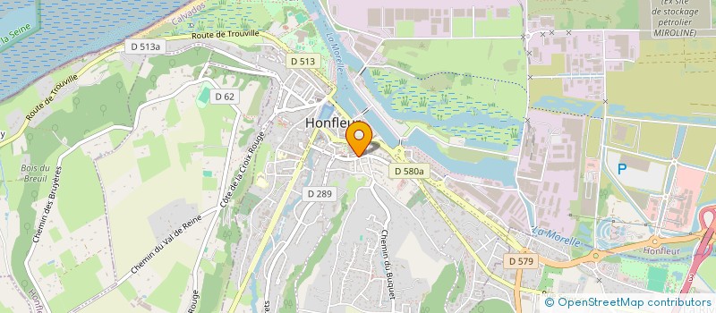 localisation de l'entreprise SCI DU 25 27 29 R SAINT LEONARD à HONFLEUR