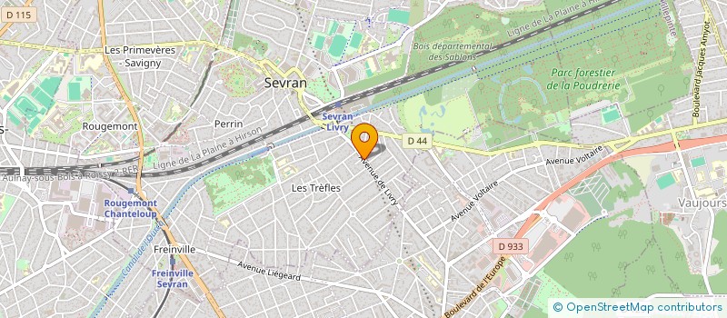 localisation de l'entreprise SCI DU 25 27 AVENUE DE LIVRY à SEVRAN
