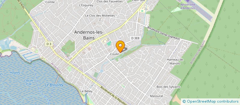 localisation de l'entreprise SCI DU 25  ANDERNOS-LES-BAINS